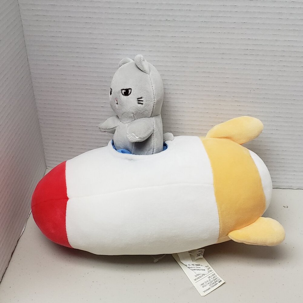 Plush Plane & Cat Miniso